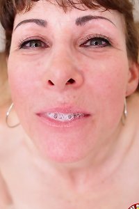 mother smashing son-in-law with her enormous boobs